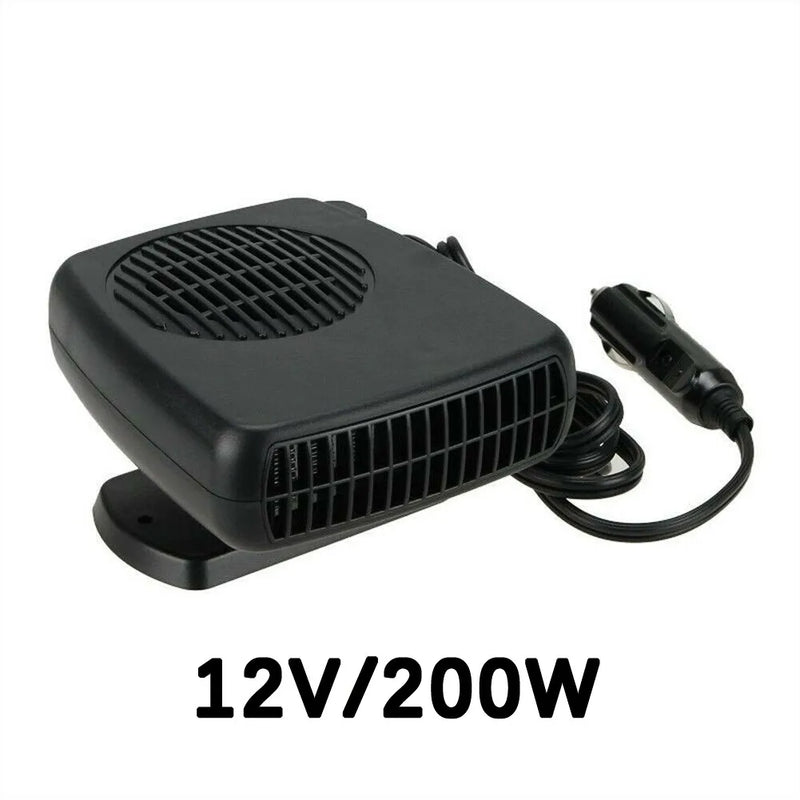 Aquecedor de carro multifuncional, 12V 200W Desembaçador de pára-brisa portátil